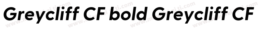 Greycliff CF bold Greycliff CF bold字体转换